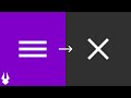 4 CSS Hamburger Menu Animations | CSS JavaScript Tutorial