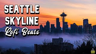 Seattle Skyline Autumn Lofi & Jazz 🎺 [lofi hip hop/study beats]