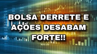 BOLSA DERRETE E AÇÕES DESABAM FORTE!! - Adriano Santos