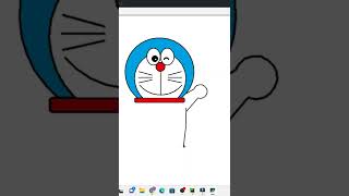 Doraemon using Python 👍😉 #codewithharry #css #python #programming #shorts