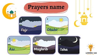 5 prayers names