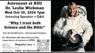 RC KSU Fall 2024 Event   Dr  Wickman 'Why I Trust both science and the Bible'