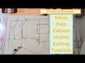 Polo pattern making + Fabric Cutting | Paggawa ng pattern ng Polo