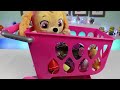 PAW PATROL Pup Baby Skye Goes Shopping for Groceries!