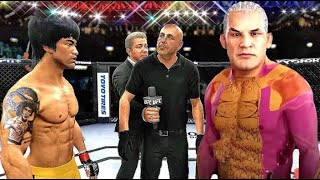 Bruce Lee vs. Magician Kael (Raid Shadow ) - EA sports UFC 4 - CPU vs CPU epic