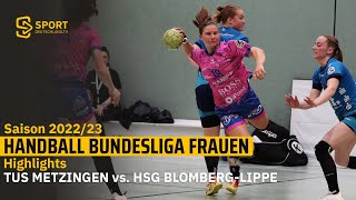 41 Tore! Metzingen dominiert das HBF-Topspiel gegen Blomberg-Lippe | SDTV Handball