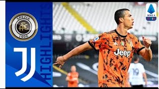 Spezia 1-4  Juventus / Ronaldo scores Brace As Juventus hit 4! Serie a tim