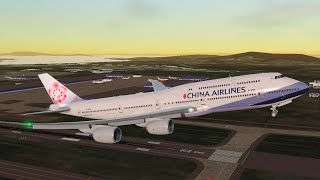 China Airlines B747-8I Takeoff in Incheon International Airport | RFS - Real Flight Simulator