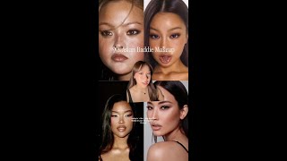 ASIAN BADDIE MAKEUP TUTORIAL ❤️‍🔥 #makeuptutorial #makeuplook #asianbaddiemakeup