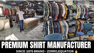 Since: 1975 Premium Shirt Manufacturer in Mumbai 🔥||Brand By Zorro||Mumbai Shirt Wholesale Market