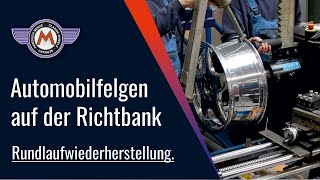 Automobilfelge Richten | Felgen auf der Richtbank