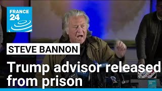 Trump advisor Bannon released from prison ahead of US vote • FRANCE 24 English