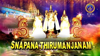 Srivari Brahmotsavam 2021 || Snapanathirumanjana Seva || Tirumala || 10-10-2021