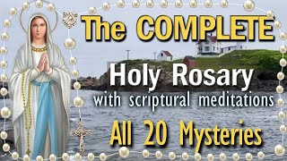 🙏 20 Decades of the Holy Rosary 📿 All Mysteries with Litany of Mary at Nubble Lighthouse, Complete