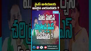 వైఎస్ ఆశయాలకు అసలైన వారసులెవరు ?| Who are the real heirs to YS ambitions?| Viswasam’s exclusive