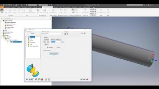 InventorCAM Introductory Video 20 Cutoff Toolpath Partoff