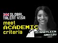 Meet Academic Criteria for UK Global Talent Visa