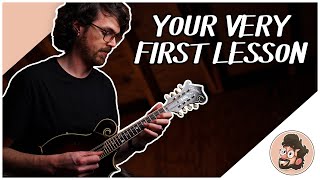 Your Very First Mandolin Lesson /// Beginner Mandolin Lesson Series (Part 1)