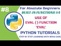 Python eval() Function | Evaluate Expressions Dynamically | Class 11 & 12 CS #python #trending