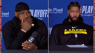 LeBron James & Anthony Davis on Game 2 Loss to Grizzlies, Postgame Interview