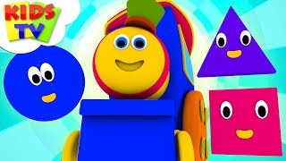 Shapes Train | Bob The Train Cartoons | Nursery Rhymes And Kids Songs | Kids Tv