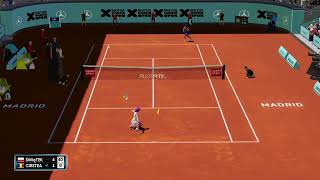 I. Świątek vs S. Cirstea [Madrid 24]| Round 3 | AO Tennis 2 Gameplay #aotennis2 #AO2