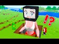 JJ Met GIANT TV WOMAN in HOLE TRAP! CAN IT BE A TRAP?! Mikey and JJ in Minecraft - Maizen