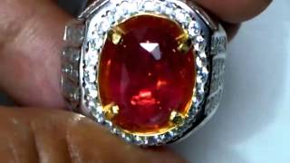 PADPARADSCHA SAPPHIRE CORUNDUM RARE NO HEAT