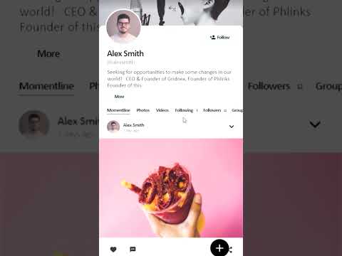 Social Media Mobile UI/UX Design