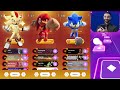 all characters mega mix super sonic 🔴 sonic the hedgehog 🔴 super shadow 🔴 shadow 🔴 knuckles 🔴 tails