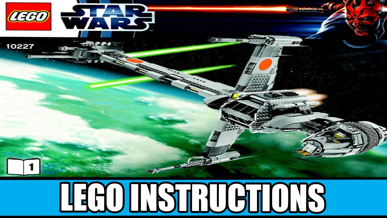 LEGO Instructions: How To Build LEGO B-wing Starfighter - 10227 (LEGO ...