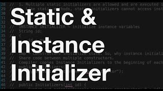 Initializers in Java + an important interview question