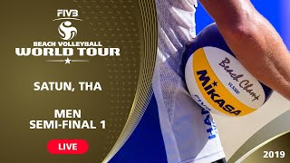 Satun 1-Star 2019 - Men Seminfinal 1 - Beach Volleyball World Tour