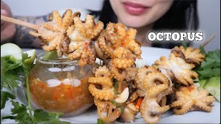 OCTOPUS WITH SEAFOOD SAUCE (ASMR EATING SOUNDS) NO TALKING | SAS-ASMR