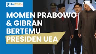 Momen Prabowo dan Gibran Bertemu Presiden UEA Mohammed Bin Zayed, Tulis Catatan saat Berbincang