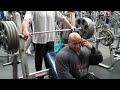 dennis james incline bench 405lbs