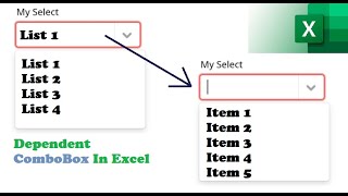 013. Create a Dependent Dropdown with Combo Box in Excel