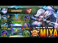 (TRY THIS) Miya Full ATK Speed Build = SAVAGE!! - Road to Top 1 Global Miya ~ MLBB