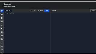 Hello World program in python
