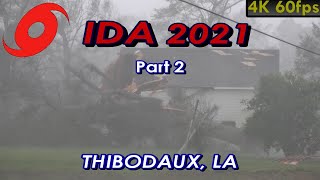 Chasing Hurricane IDA 2021 (Part 2) • Trouble in Thibodaux [4K] {J-A/C}