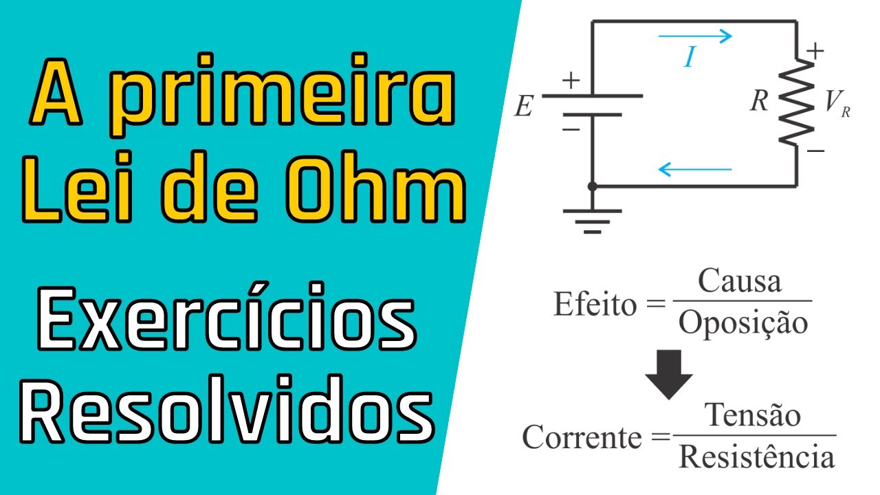 A Primeira Lei De Ohm | Exercícios Resolvidos - YouTube