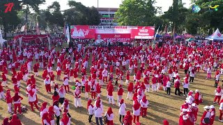 Gebyar Senam Merah Putih Dalam Rangka HUT Ke-77 RI Tahun 2022 Kabupaten Subang