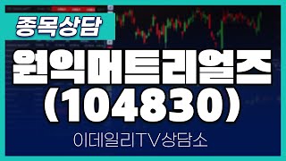 원익머트리얼즈(104830) - 종목상담 김현구 멘토 (20250219)