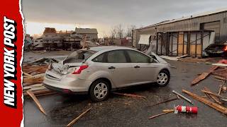 Tornado-Warned Storm DEVASTATES Kankakee County, Lake Village