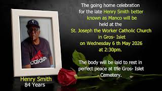 Death Announcement of Henry Smith