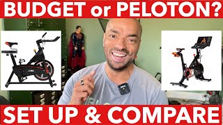 PELOTON: BUDGET BIKE SET UP AND COMPARISON TO THE REAL THING plus WHICH SHOULD YOU GO FOR?