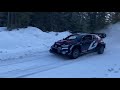 kalle rovanperä rally sweden 2025 test toyota gr yaris