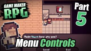 How to make an RPG in GameMaker | Part 5 - Menu Controls