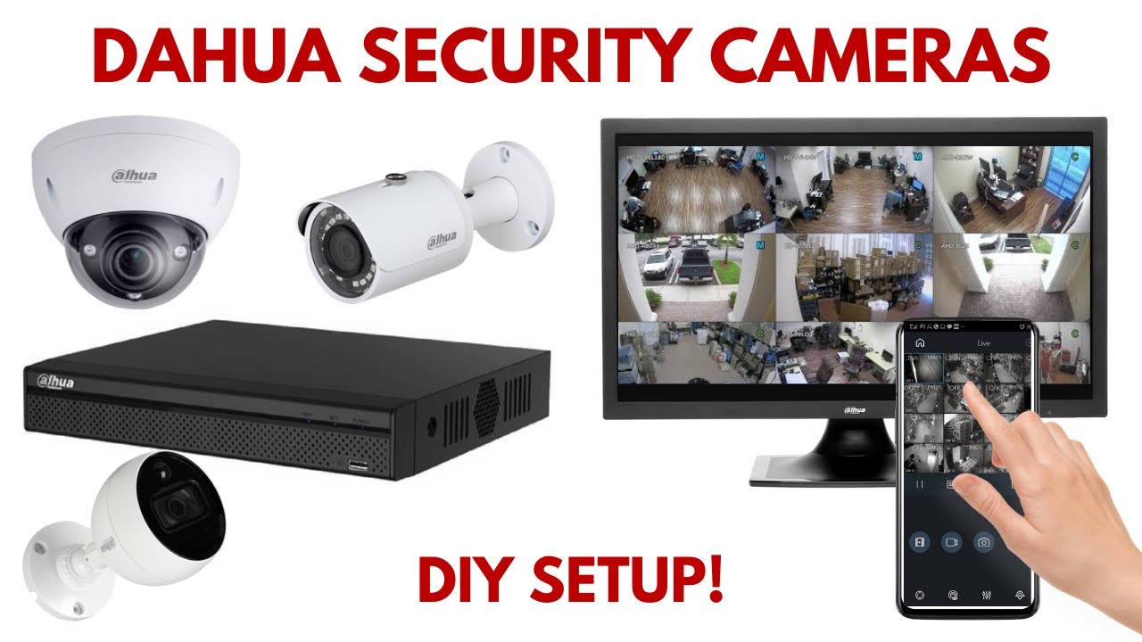 Dahua Security Cameras Diy Setup Youtube