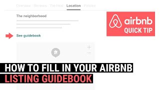 _ Airbnb Quick Tip: How To Fill In Your Airbnb Guidebook